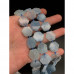 Каменные бусины, Голубой Берилл, Аквамарин, фриформы, 16 мм, толщина 5 мм, длина нити 38 см арт. 13727
