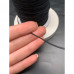 Шнур вощёный, чёрный, шамбала, размер 1,5 мм, цена за катушку арт. 15162