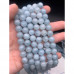 Каменные бусины, Аквамарин, Голубой Берилл, шарик гладкий, 10 мм, длина нити 19 см арт. 14186
