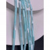 Каменные бусины, Перламутр светло голубой, тонированный, столбики (трубочки), 13х4 мм, длина нити 38 см арт. 16945