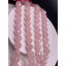 Каменные бусины, Розовый кварц, шарик огранка, 10 мм, длина нити 38 см арт. 17286