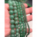 Каменные бусины, Авантюрин натуральный, зеленый, шарик гладкий, 10 мм, длина нити 38 см арт. 18435