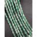 Каменные бусины, Авантюрин натуральный, зеленый, капля, огранка, 4х6 мм, длина нити 38 см арт. 18481