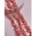 Каменные бусины, Коралл, светло-розовый, тонированный, Фриформы, Палочки, 10х2 мм, длина нити 38 см арт. 18574