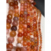 Каменные бусины, Агат Ботсвана, персиковый, люкс, шарик гладкий, размер 4 мм, нить 38 см арт. 16379