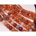 Каменные бусины, Агат Ботсвана, персиковый, люкс, шарик гладкий, размер 6 мм, нить 38 см арт. 16512