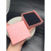 Подарочная коробочка, с ложементом, картонная, розовая, размер 90х90х30 мм арт. 18691