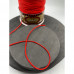 Шнур вощёный, красный, шамбала, 1,5 мм, цена за метр арт. 18694