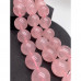 Каменные бусины, Розовый кварц, шарик гладкий, 20 мм, длина нити 38 см арт. 18774