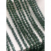 Каменные бусины, Авантюриновое стекло, цвет зеленый, имитация, шарик огранка, 3 мм, длина нити 38 см арт. 19464