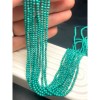 Каменные бусины, Говлит, тонированный, голубо-зеленый, шарик гладкий, 2-2,5 мм, длина нити 38 см