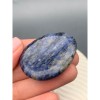 Сувенир, Содалит, антистресс камень (Worry stone), размер 49х40 мм, толщина 7 мм, цена за 1 шт.