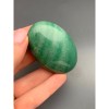 Сувенир, Авантюрин зеленый, антистресс камень (Worry stone), овальный, размер 60х40 мм, толщина 20 мм, цена за 1 шт.