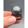 Сувенир, Гематит природный, шар гладкий, размер 25 мм, цена за 1 шт.