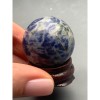 Сувенир, Дюмортьерит, шар гладкий, размер 30 мм, цена за 1 шт.