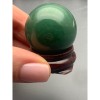 Сувенир, Авантюрин зеленый натуральный, шар гладкий, размер 30 мм, цена за 1 шт.