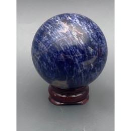 Сувенир, Содалит, шар гладкий, размер 50 мм, цена за 1 шт.