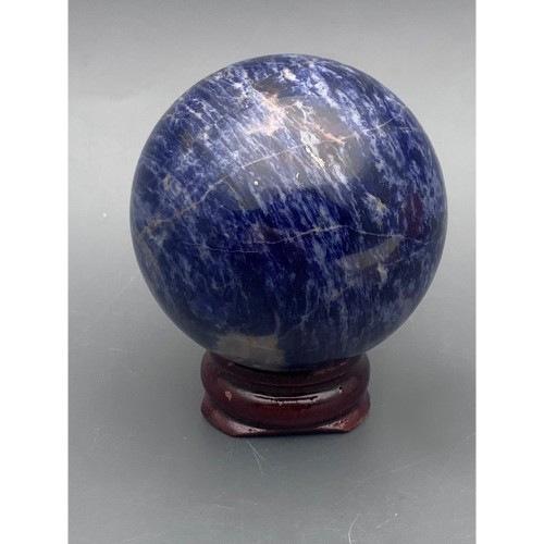 Сувенир, Содалит, шар гладкий, размер 50 мм, цена за 1 шт.