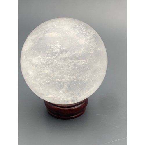 Сувенир, Горный хрусталь, Кварц, шар гладкий, размер 40 мм, цена за 1 шт.