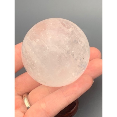 Сувенир, Горный хрусталь, Кварц, шар гладкий, размер 40 мм, цена за 1 шт.