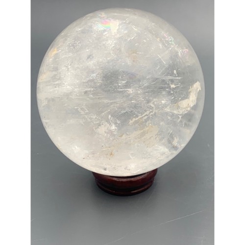 Сувенир, Горный хрусталь, Кварц, шар гладкий, размер 67 мм, цена за 1 шт.