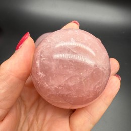Сувенир, Розовый кварц, мадагаскарский, шар гладкий, размер 40 мм, цена за 1 шт.