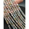 Каменные бусины, Берилловый Микс, люкс, шарик гладкий, 6 мм, длина нити 38 см