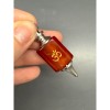 Подвеска, маятник для биолокации, Сердолик, размер камня 22х18х8 мм, общий размер 48 мм, цена за 1 шт.