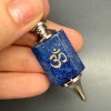 Подвеска, маятник для биолокации, Лазурит, размер камня 22х18х8 мм, общий размер 48 мм, цена за 1 шт.