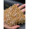 Каменные бусины, Цитрин, ювелирная огранка, 10х9 мм, длина нити 39 см