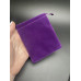 Мешочек, люкс, бархат, размер 12 х 10 см, фиолетовый арт. 16739