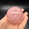 Сувенир, Розовый кварц, мадагаскарский, шар гладкий, размер 47 мм, цена за 1 шт.