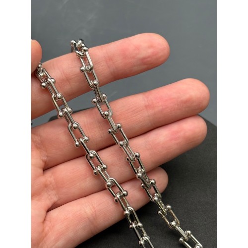 Цепь № 42, цвет серебро, размер звена 11х6 мм, цена за 0,5 метра