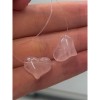 Каменные бусины, Розовый кварц, мадагаскарский, люкс, сердце, бусина, размер 16х13 мм, цена за 1 шт.