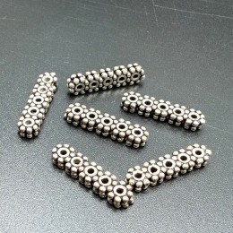 Разделитель, многорядный, из тайского серебра, размер 14х5 мм