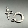 Замочек, тогл, нержавеющая сталь, палочка 22х12 мм, круг 16 мм