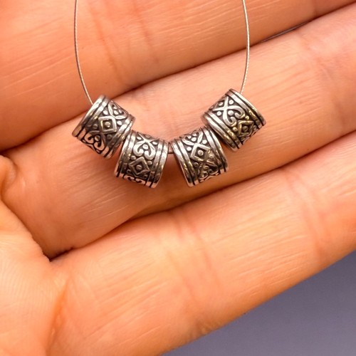 Бусина, разделитель, нержавеющая сталь, размер 5,5х6 мм