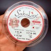 Тросик ювелирный SakuLux (Япония), 7 стальных струн, с силиконовым покрытием, цвет серебро, толщина 0,45 мм, 10 м в катушке