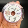 Тросик ювелирный SakuLux (Япония), 49 стальных струн, с силиконовым покрытием, цвет платина, толщина 0,36 мм, 5 м в катушке
