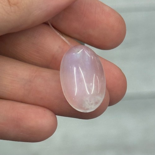 Подвеска №9, Лунный камень, адуляр, овал, размер 23х15 мм, цена за 1 шт.