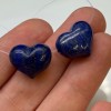Каменные бусины, Лазурит, сердце, бусина, размер 17х14 мм, цена за 1 шт.