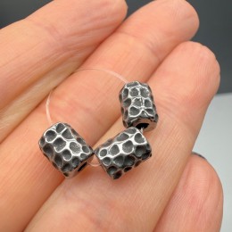 Бусина, разделитель с узором, размер 8х6,5 мм, цена за 1 шт.