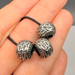 Бусина, разделитель, нержавеющая сталь, размер 12х9 мм, цена за 1 шт.