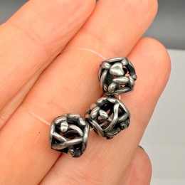 Бусина, разделитель, нержавеющая сталь, размер 10х9,5 мм, цена за 1 шт.