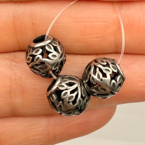 Бусина, разделитель, нержавеющая сталь, размер 10х9,5 мм, цена за 1 шт.