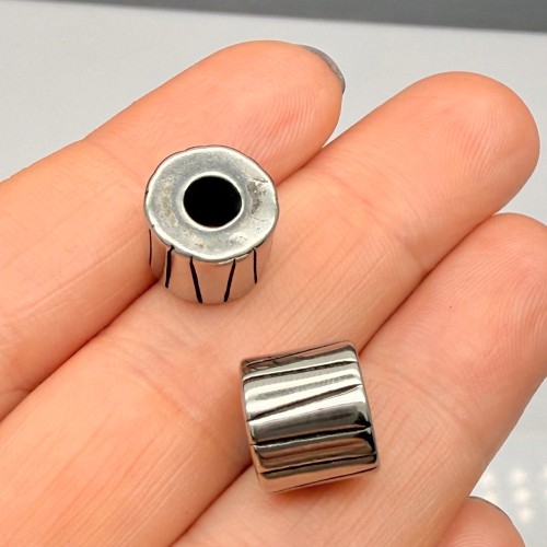 Бусина, разделитель, нержавеющая сталь, размер 11х10 мм, цена за 1 шт.