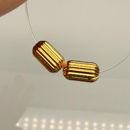 Бусина, разделитель, цвет золото, нержавеющая сталь, размер 10х5,5 мм, цена за 1 шт.