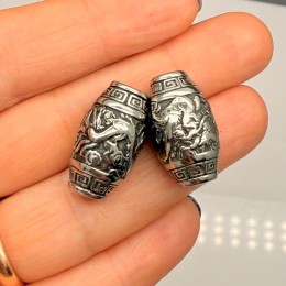 Бусина, разделитель, Дракон, нержавеющая сталь, размер 22,5х13 мм, цена за 1 шт.