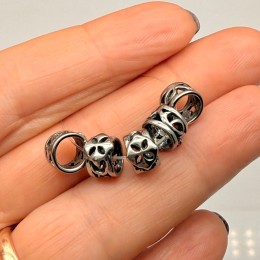 Бусина, разделитель, нержавеющая сталь, размер 8,5х6 мм, цена за 1 шт.