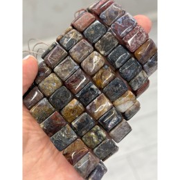 Браслет, Петерсит, размер пластины 16х12 мм, 17 пластин